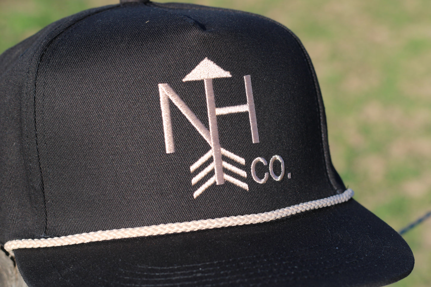 Black NHco Logo Cap