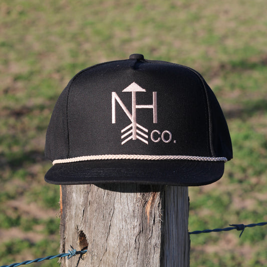 Black NHco Logo Cap