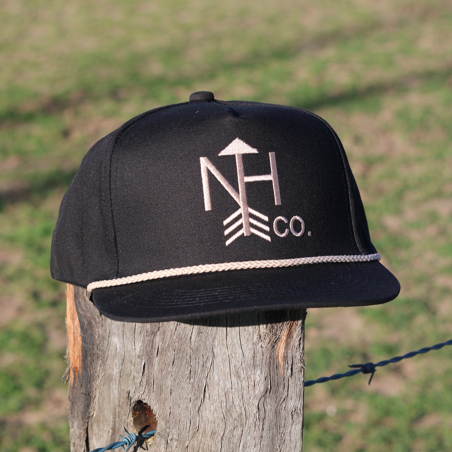 Black NHco Logo Cap